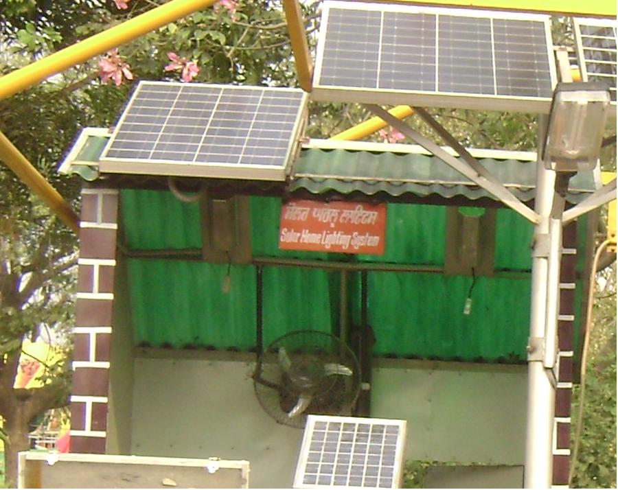 solar home lightning system