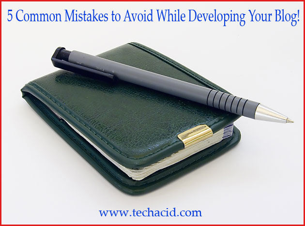 5 Common Mistakes to Avoid While Developing Your Blog!