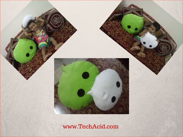 My Sweetheart Pihu with WeChat Goodies...