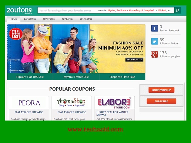 Portal for Coupon Codes Discount Vouchers Deals and Offers!