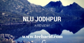 NLU Jodhpur- a Review