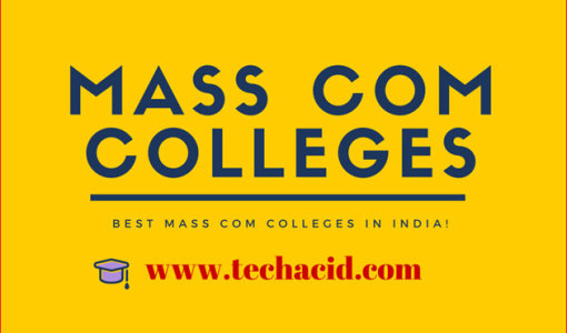 Best Mass Com Colleges in India!