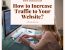 How to Increase Traffic to Your Website